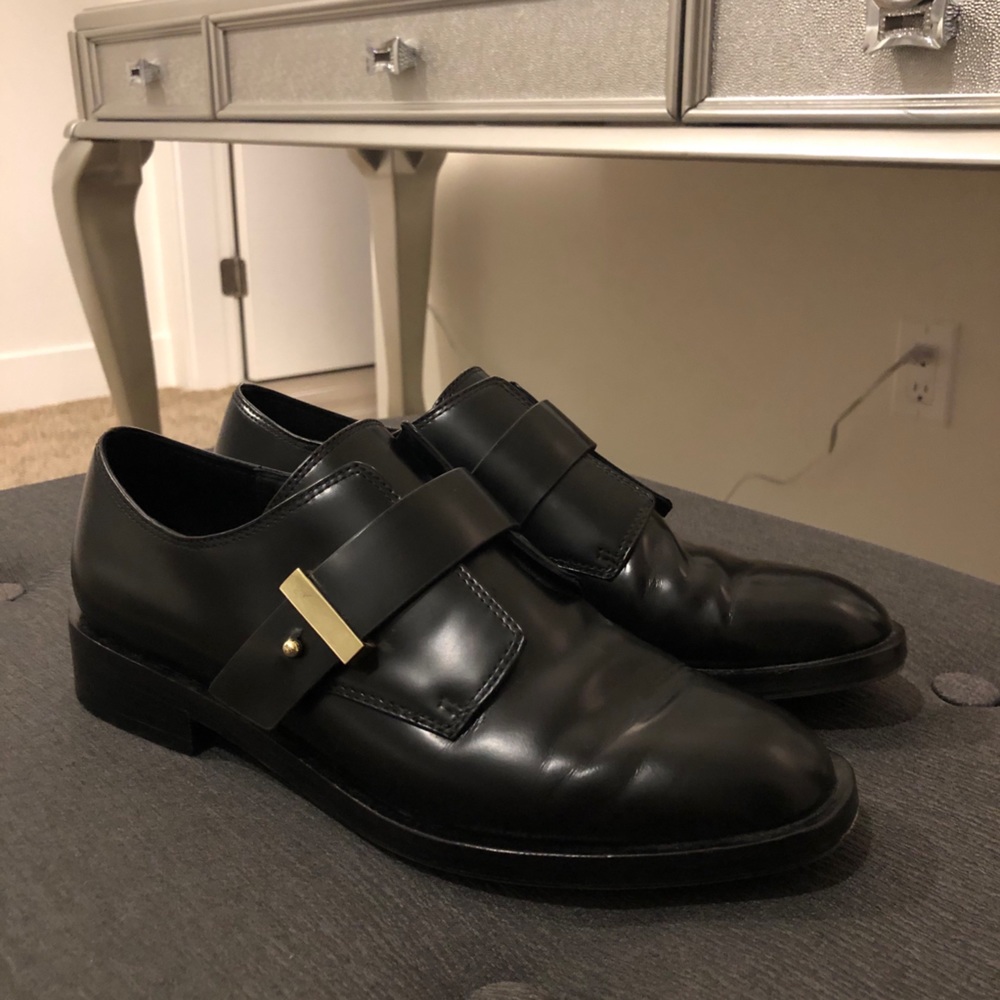 &Other Stories real leather black oxfords  ❤️👌